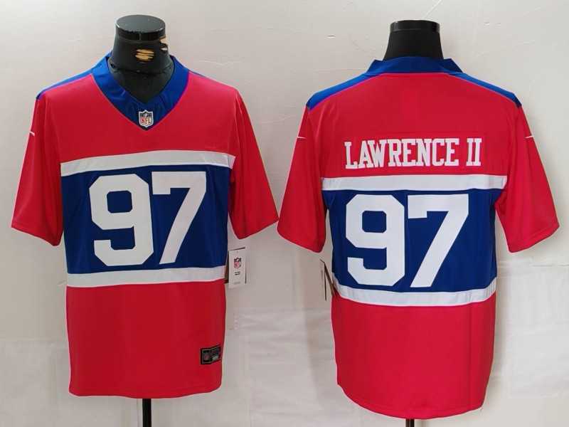 Men's New York Giants #97 Dexter Lawrence II Century Red Alternate Vapor F.U.S.E. Limited Football Stitched Jersey,We sell and wholesale Men's New York Giants #97 Dexter Lawrence II Century Red Alternate Vapor F.U.S.E. Limited Football Stitched Jersey on line form chian!
